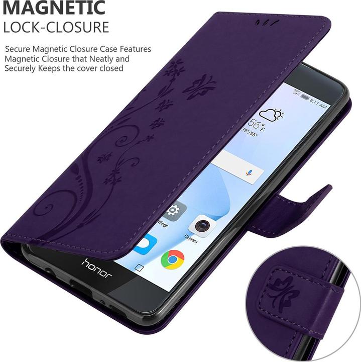 Image du produit Cadorabo Couverture du livre de fleurs (Honor 8, Frais 8 Prime)