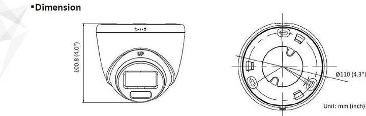 Produktbild Hikvision DS-2CD1327G0-L(2.8mm)(C) LAN IP Überwachungskamera 1920 x 1080 Pixel (1920 x 1080 Pixels)