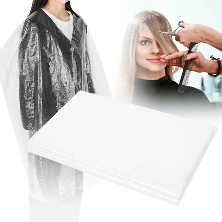 Image du produit Hermex Tablier plastique jetable 50 pcs. Coiffeur Coiffeur