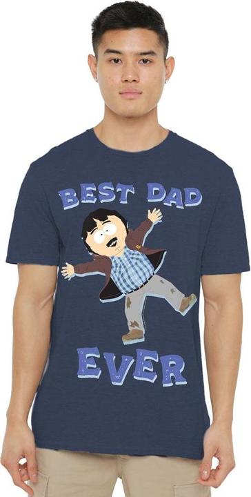 Actual product image Ubisoft Unisex Adult Best Dad Ever Randy Marsh Fathers Day T-Shirt (L)