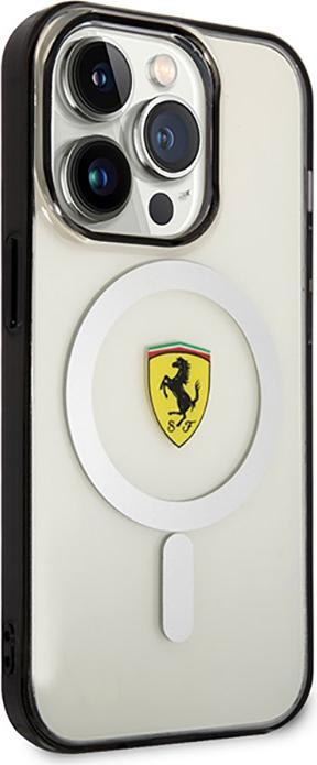 Ferrari FEHMP14XURKT Custodia rigida per iPhone 14 Pro Max 6,7" chiara/trasparente Outline Magsafe (Apple iPhone 14 Pro Max)