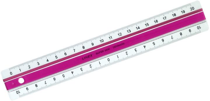 Produktbild Linex S20MM Superlineal pink (200 mm)