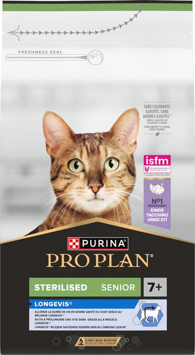 Immagine prodotto Pro Plan Gatto sterilizzato 7+ Tacchino1,5kg (Senior, 1 pz., 1500 g)