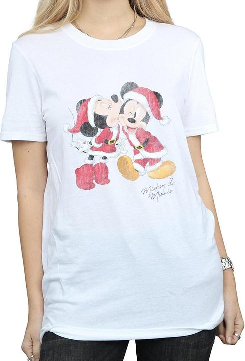 Produktbild Disney Mickey And Minnie Christmas Kiss TShirt (XL)