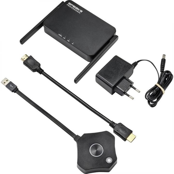 Produktbild SpeaKa Professional Full HD kabelloses HDMI-Präsentationssystem (30 m)