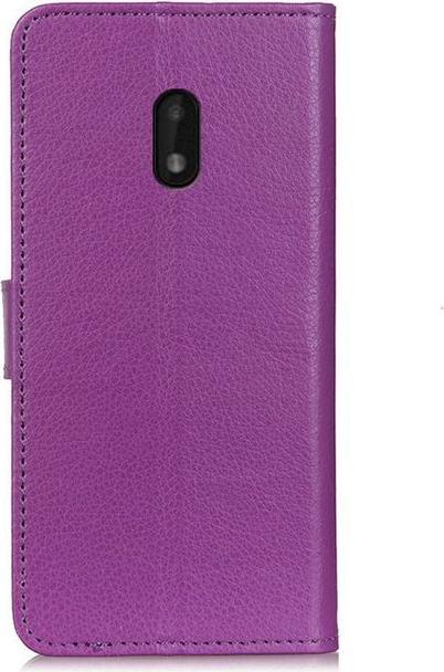 Produktbild MU Classic Litchi Leder Bookcover Series (Nokia C1 Plus)