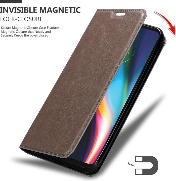 Produktbild Cadorabo Book Invisible Magnet Cover (Motorola Moto G 5G Plus)