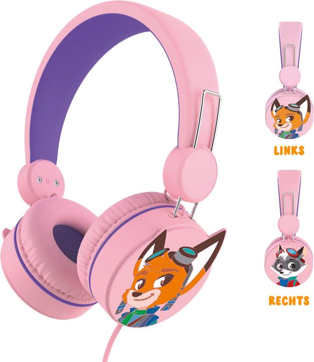 Produktbild Edurino Kopfhörer rosa, d