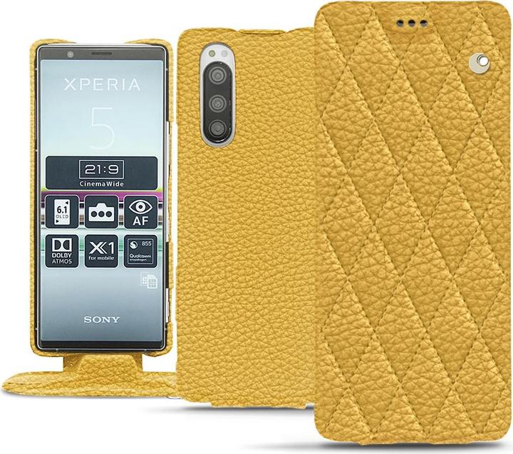 Actual product image Noreve Leather cover vertical (Sony Xperia 5)