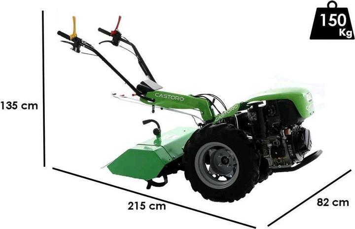 Produktbild MGM Lampacrescia Lampacrescia MGM Castoro Super Diesel EinachsschlepperMotor Lombardini Kohler
