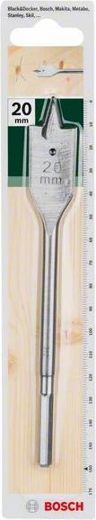 Produktbild Bosch Zubehör Flachfräsbohrer, Sechskant D= 16,0 mm L= 160 mm (1,6 cm)