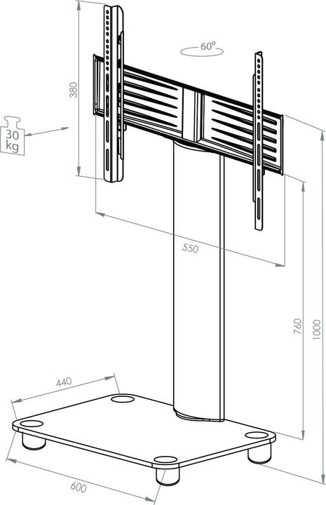Actual product image VCM Bilano (Universal, 37", 30 kg)