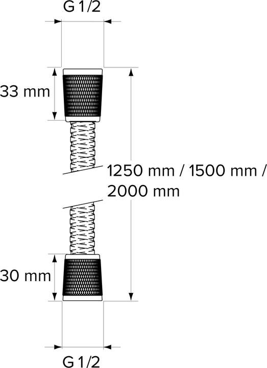 Produktbild Chris Bergen Brauseschlauch (150 cm)