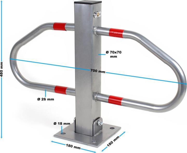 Image du produit Wiltec Arceau de parking