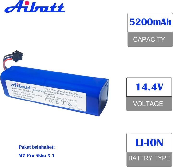 Immagine prodotto Aibatt Batteria di ricambio