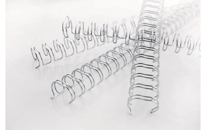 Image du produit GBC Dos de reliure fil métallique 12.5mm, 34 anneaux, argent, 100 pcs.