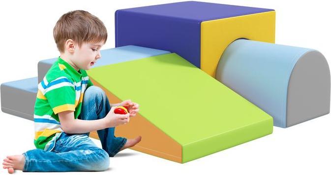 Immagine prodotto Swisshandel24 Bausteinset 4er-Set Schaumstoff Bausteine Bauspielzeug, 1-3 Jahre, V2