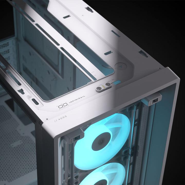 Actual product image Corsair 4000D FRAME RS ARGB WHT MID CASE (Mini-ITX, ATX, E-ATX, mATX)
