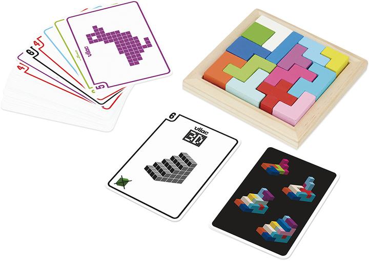 Produktbild Vilac Astublok Tetris Legespiel (Deutsch, Französisch, Italienisch, Englisch)