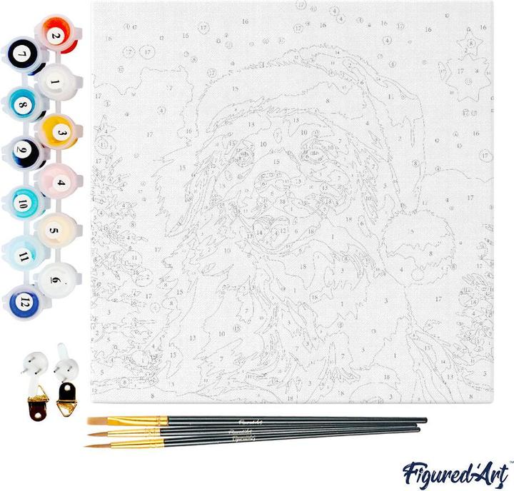 Produktbild Figured'Art Mini Malen nach Zahlen mit Rahmen - Das Meer und der Sonnenuntergang