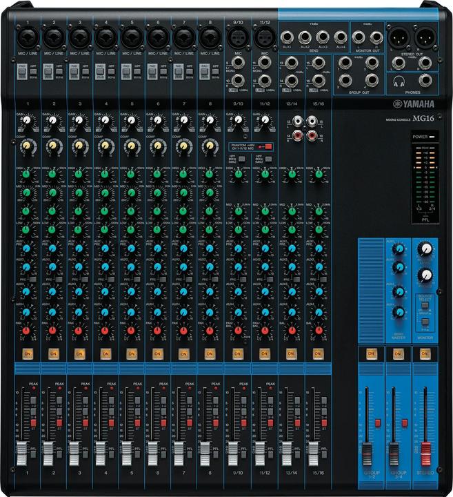 Produktbild Yamaha MG16 (Studio- und Livemixer)