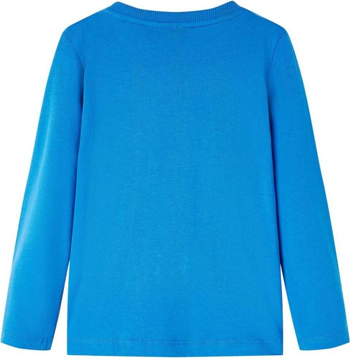 Image du produit VidaXL T-shirt manches longues enfant bleu cobalt 116,Matière : 100 (116)