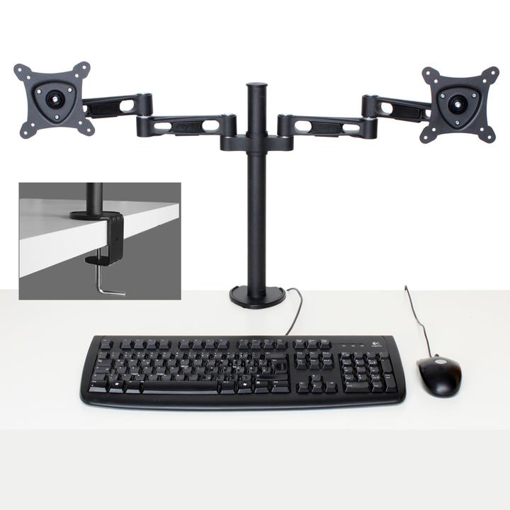 Image du produit tectake Support écran Double Bras (26")