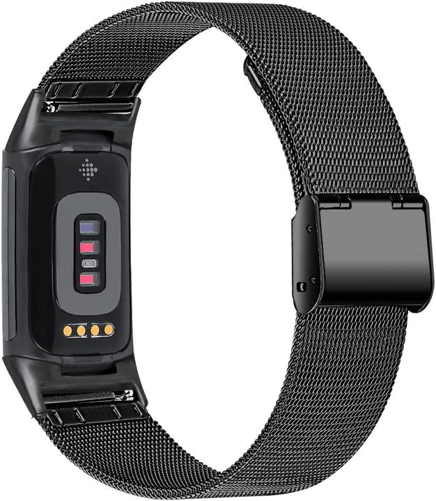 Produktbild PhoneLook Milanaise-Armband aus Stahl in (Grösse S) (Aluminium, Fitbit Charge 5)