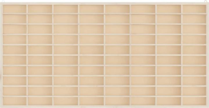 Image du produit VidaXL Vitrine murale Vitrine suspendue Vitrine de collectionneur avec 80 compartiments