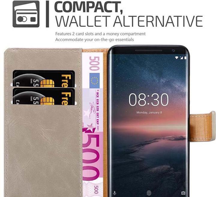 Actual product image Cadorabo Book Luxury Cover (Nokia 8 Sirocco)