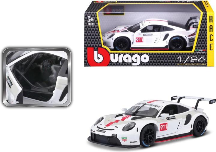 Actual product image Bburago Porsche 911 RSR GT