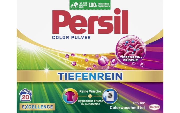 Actual product image Persil Pulverwaschmittel Color 20 WG, 1.26 kg (20 Washing cycles, Powder)