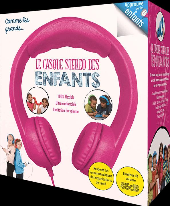 Stereo headphones pink