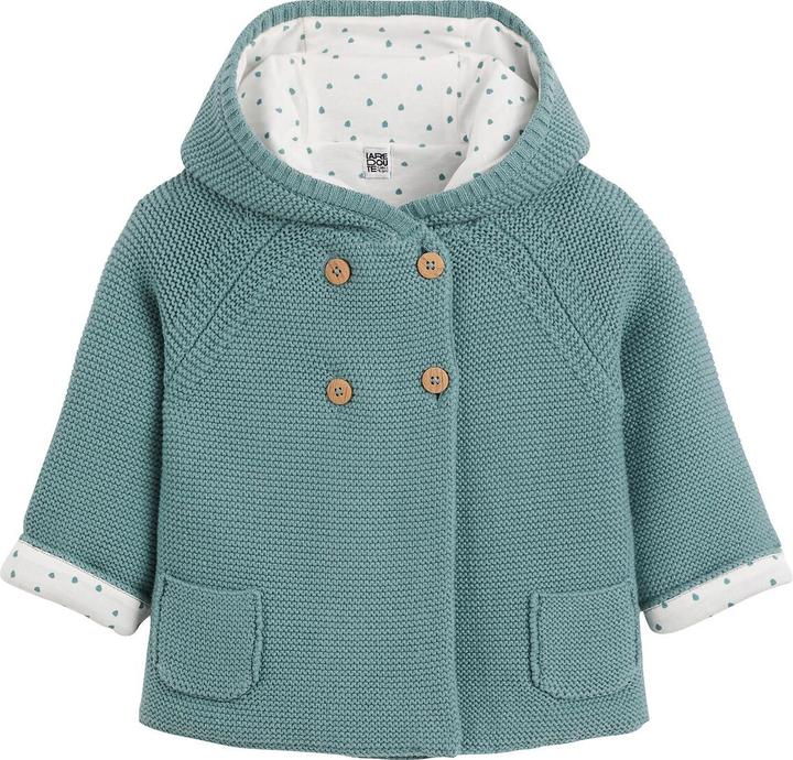 Actual product image La Redoute Collections Cardigan with hood (86)