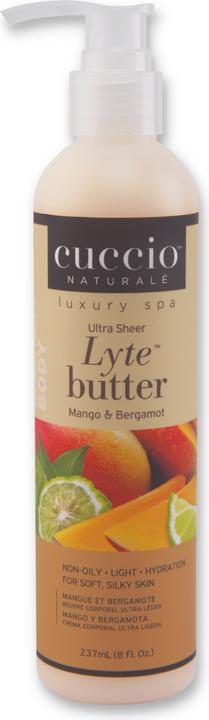 Cuccio Lyte Butter Lotion - Mango & Bergamot (Körperlotion)