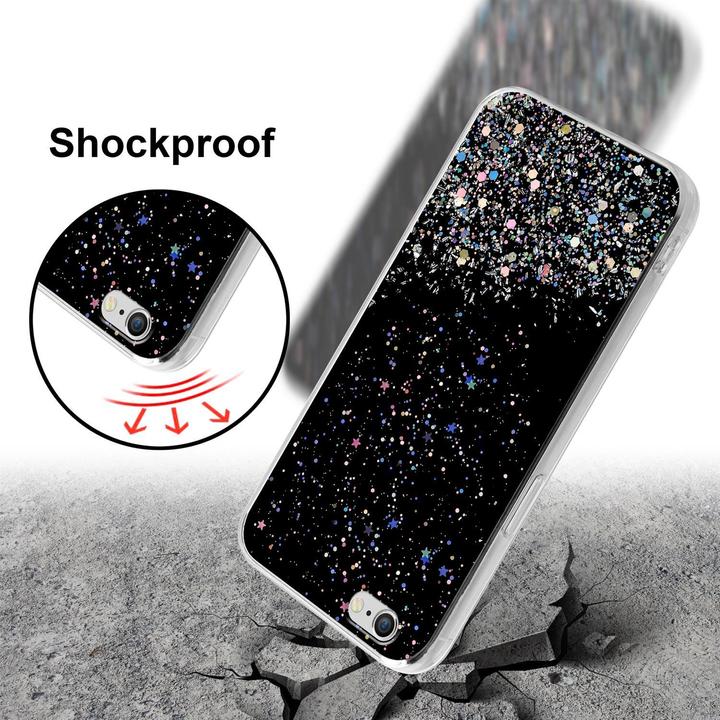 Actual product image Cadorabo TPU cover sparkling glitter (Apple iPhone 6 Plus)