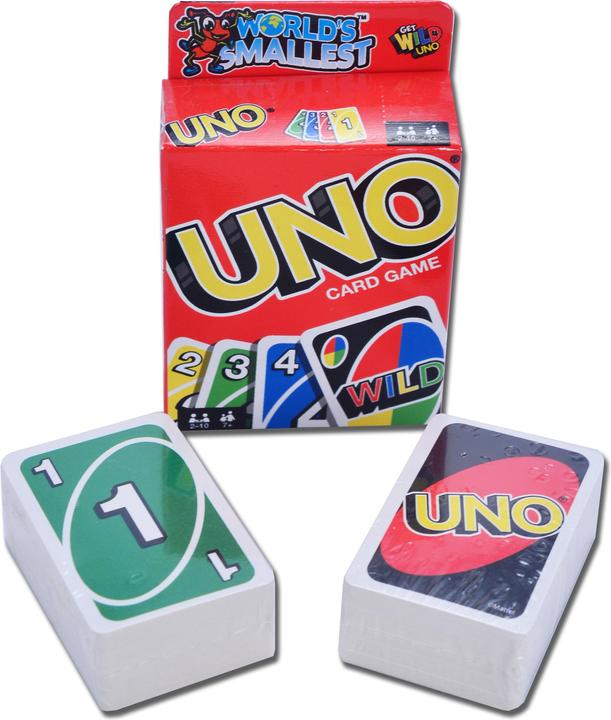 Actual product image Super Impulse Worlds Smallest Uno (German, French, Italian, English)