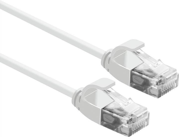 Roline UTP DataCenter Patch Cable Cat.6A, LSOH, slim, white, 2.0 m (U/UTP, CAT6a, 2 m)
