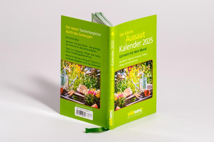 Produktbild Der kleine Aussaatkalender 2025 - Gärtnern mit dem Mond. Die besten Tipps für Aussaat, Anbau (Harter Einband, Deutsch)
