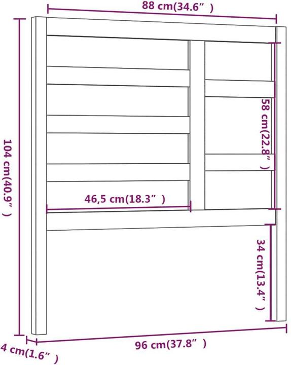 Immagine prodotto VidaXL Edan (96 x 4 x 104 cm)
