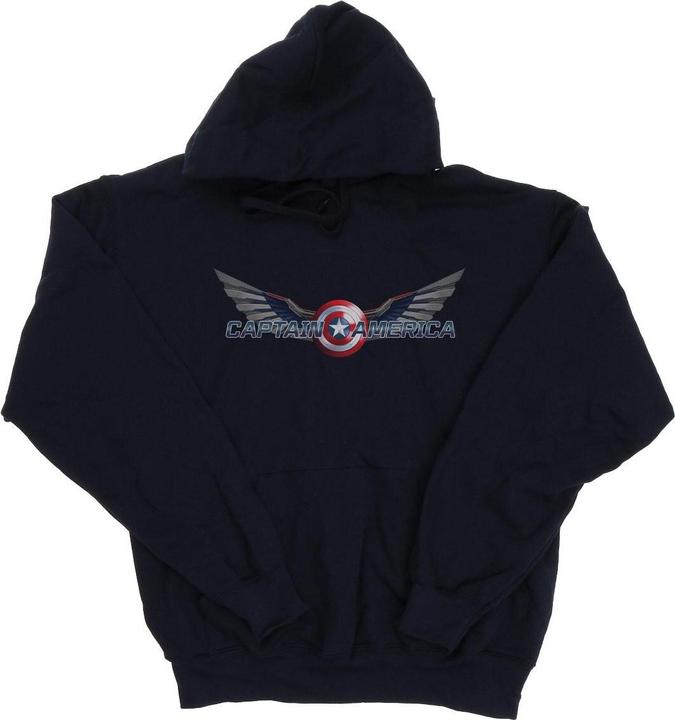Image du produit - Sweat à capuche FALCON AND THE WINTER SOLDIER CAPTAIN AMERICA LOGO - Homme (L)