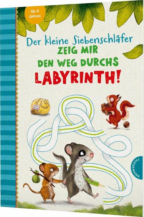 Actual product image Der kleine Siebenschläfer: Zeig mir den Weg durchs Labyrinth! (German, Sabine Bohlmann, Kerstin Schoene, Christine Rechl, 2023)