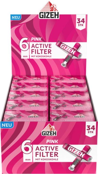 Produktbild Pink Active Filter 6mm 34pcs