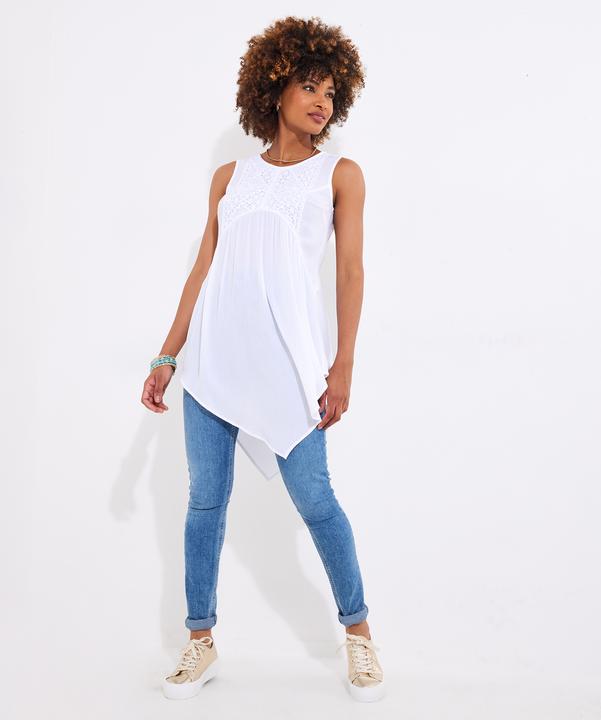 Produktbild Joe Browns Handkerchief Hem Lace Panel Tunic (40)