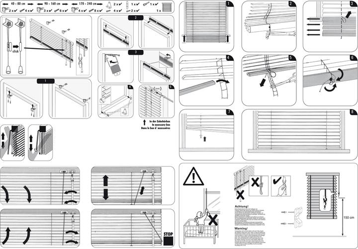 Actual product image Gardinia Aluminium blind 25 mm (160 x 175 cm)