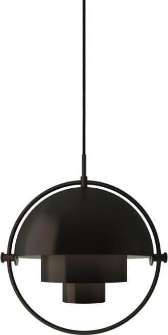 Image du produit Gubi Multi-Lite Suspension Small Black Brass (E14)