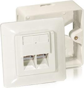 equip Dose 2x Unterputz/Aufputz Perlwe