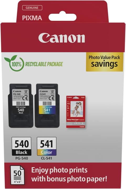 PG-540/CL-541 Ink Cartridge PVP (M, FC, C, Y)