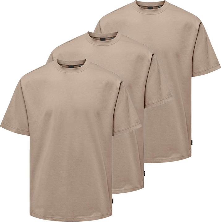 Produktbild Only & Sons 3er Pack Onsfred T-Shirt (L)