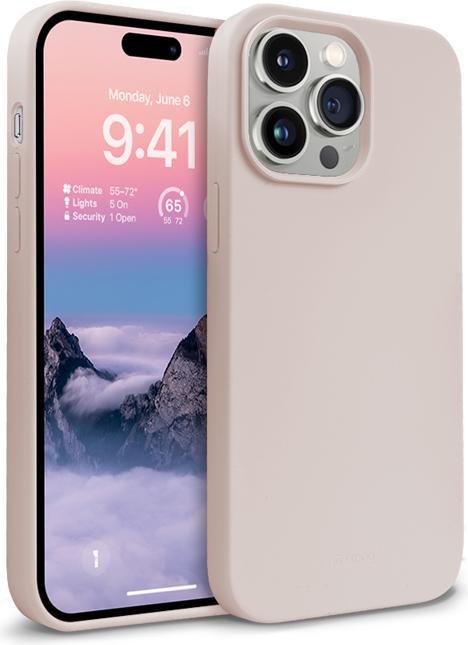 Crong Color Cover - Custodia per iPhone 14 Pro Max (Rosa sabbia) (Apple iPhone 14 Pro Max)